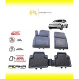 Volkswagen Golf 7 2012-2020 Uyarlanabilir Universal Havuzlu Paspas - Siyah