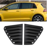Volkswagen Golf 7 - 7.5 Kelebek Cam Kaplama Vizörü Parlak Siyah