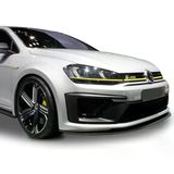 Volkswagen Golf 7 İcin (2012-2016) R400 On Tampon Alti Lip (Plastik)