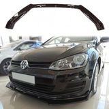 Volkswagen Golf 7 Mk7/ 7,5 İçin Ön Tampon 3 Parça Lip 2012-2019 Siyah