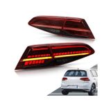 volkswagen golf 7 uyumlu 7.5 dizayn kırmızı kayar sinyal led stop