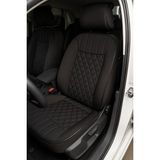 Volkswagen Golf 7 Uyumlu Oto Koltuk Minderi Ergonomik Elegance 2'li Lüks Set Siyah