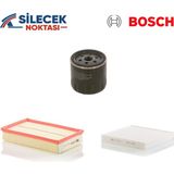 Volkswagen Golf 8 1.5 Tsi Araç Periyodik Bakım Seti Bosch ( Hava + Yağ + Karbonsuz Polen Filtreleri )