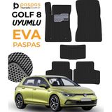 Volkswagen Golf 8 Uyumlu Hücreli Premium Eva Paspas Seti - Siyah