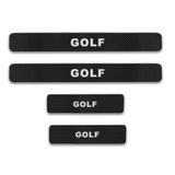 Volkswagen Golf Carbon Fiber Kapı Eşiği Yazısı Sticker 4Adet