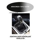 VOLKSWAGEN GOLF PLUS uyumlu araba,oto,araç vites körüğü siyah dikiş