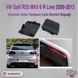 Volkswagen Golf R20 Mk6 6 R Line 2009-2013 Uyumlu Arka Tampon Çeki Demiri Kapağı