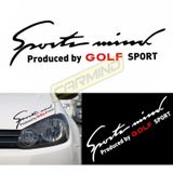 Volkswagen Golf Sports Mind Far Üstü Oto Sticker (282386651)