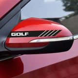 Volkswagen Golf Yan Aynalar Selefon Kaplama Sticker Seti (551227958)