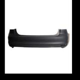 Volkswagen Golf6 08-13 Arası Uyumlu Tampon Arka Sensörsüz Astarlı 5K6807421GRU Wısco - Siyah