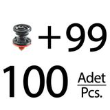 Volkswagen için Döşeme Klipsi- 100 Adet