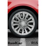 Volkswagen Jetta 15'' Inç Jant Kapağı (4 Adet) Gri G107
