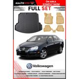 Volkswagen Jetta 2005 Model 4d Bagaj ve Pro Serisi Havuzlu Bej Paspas Takımı - Siyah