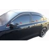 Volkswagen Jetta 2006-2011 4 Parça Krom Cam Çıtası