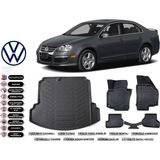Volkswagen Jetta 2006 Model Bagaj Havuzu Araca Özel Siyah Ekstra Havuzlu Paspas Takımı