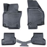 Volkswagen Jetta 2008-2010 Ile Uyumlu 3D Havuzlu Paspas - Öz-Iş - Siyah