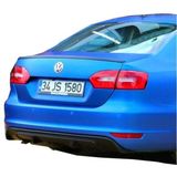 Volkswagen Jetta (2010-2014) İcin R Model Arka Tampon Eki - Difuzor (Plastik)