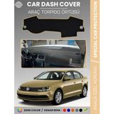 Volkswagen Jetta (2010-2021) Torpido Örtüsü Ön Göğüs Koruma Torpido Koruma Tam Uyum Çatlamayı Önler