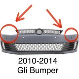 Volkswagen Jetta 2011-2014 Gli Tampon Far Yıkama Kapakları