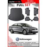 Volkswagen Jetta 2014 Model 4d Cepli Bagaj ve Pro Serisi Havuzlu Paspas Takımı - Siyah