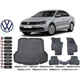 Volkswagen Jetta 2017 Model Cepli Bagaj Havuzu Araca Özel Siyah Ekstra Havuzlu Paspas Takımı