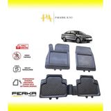 Volkswagen Jetta 6 2011-2018 Uyarlanabilir Universal Havuzlu Paspas - Siyah
