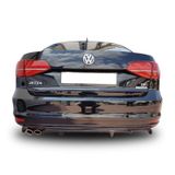 Volkswagen Jetta 6 2015 - 2017 Makyajlı R Arka Tampon Eki - Difüzör (Plastik)