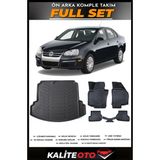 Volkswagen Jetta Bagaj Havuzu+4.5d Havuzlu Paspas Seti 2008 Model - Siyah