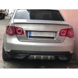 Volkswagen Jetta Krom Egzoz Görünümlü Difüzör 2005-2011 Arası