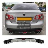 Volkswagen Jetta mk5 Difüzör Arka Tampon Eki 4 Egzoz Çıkışlı Gri