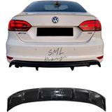 Volkswagen Jetta Mk6 Makyajsız (2011-2014) Difüzör Plastik Jetta Arka-Difizör-Bodykit-Ek Piano Black