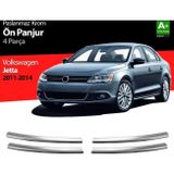 Volkswagen Jetta Uyumlu Krom Ön Panjur 4 Parça. 2011-2014