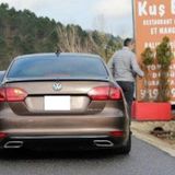 Volkswagen Jetta Uyumlu Makyajsız Egzoz Görünüm Difüzör