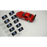 Volkswagen Logo 3d Cam Açma Torpido Konsol Ayna Çıkartma Seti