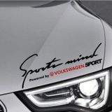 Volkswagen Mind Kaput Üzerinde Araba Sticker Yapıştırması