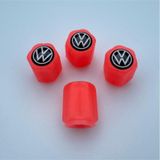 Volkswagen New Beetle İle Uyumlu Logolu Kırmızı Fosforlu Sibop Kapağı Gece Parlayan Neon