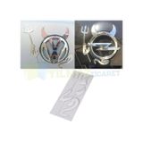Volkswagen Opel Bmw Mercedes Toyota Honda Hyundai Şeytan Devil Logo 3D Oto Sticker Tüm Araçlar