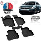 Volkswagen Passat 4D Havuzlu Paspas 2011 – 2014 Model - Siyah
