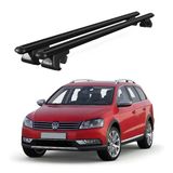 Volkswagen Passat Alltrack B7 (2008 Ve Sonrası) Uyumlu Siyah Ara Atkı Port Bagaj Tavan Barı