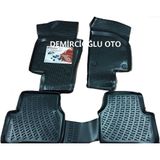 Volkswagen Passat B6 2005-2010 Siyah 3D Havuzlu Paspas