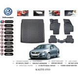 Volkswagen Passat B6 2005 Model 3D Bagaj Havuzu+4d Havuzlu Paspas Seti - Siyah