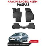 Volkswagen Passat B6 2006 Model Araca Özel Havuzlu Paspas Takım - Siyah