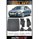 Volkswagen Passat B6 Bagaj Havuzu+4.5d Havuzlu Paspas Seti 2009 Model - Siyah