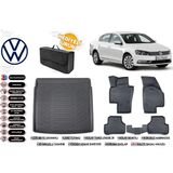 Volkswagen Passat B7 2011 Model Bagaj Havuzu+4d Araca Özel Havuzlu Paspas Takımıı Rice - Siyah