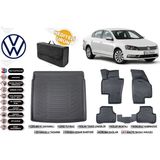Volkswagen Passat B7 2012 Model Bagaj Havuzu+4d Araca Özel Havuzlu Paspas Takımıı Rice - Siyah