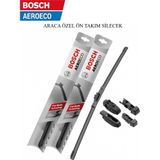 Volkswagen Passat B7 2012 Model Ön Silecek Takımı Bosch Aeroeco (Flat Wiper)