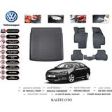 Volkswagen Passat B7 2013 Model 3D Bagaj Havuzu+4d Havuzlu Paspas Seti - Siyah