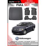 Volkswagen Passat B7 2014 Model 4d Bagaj ve Pro Serisi Havuzlu Paspas Takımı - Siyah