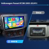 Volkswagen Passat B7/b6 (2005-2014 Yıl ) Multimedya Android Sürüm 13 Kablosuz Carplay Navigasyon 10.2 Inç Ekran 8g Ram +128GB Hafıza