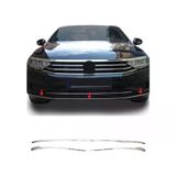 Volkswagen Passat B8 2015-2019 Krom Ön Tampon Çıtası 3pcs Paslanmaz Çelik